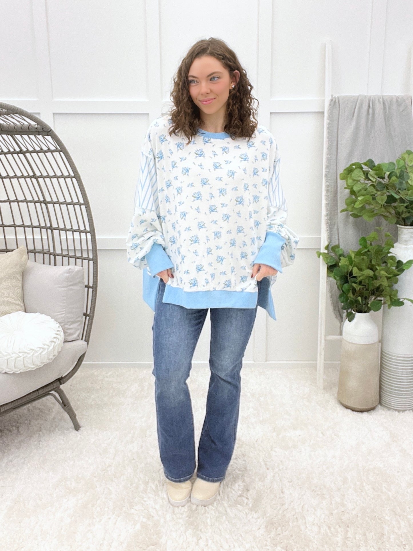 Can't Keep Me Down Top - Blue