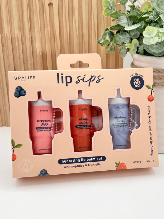 Lip Sips Hydrating Lip Balm Set