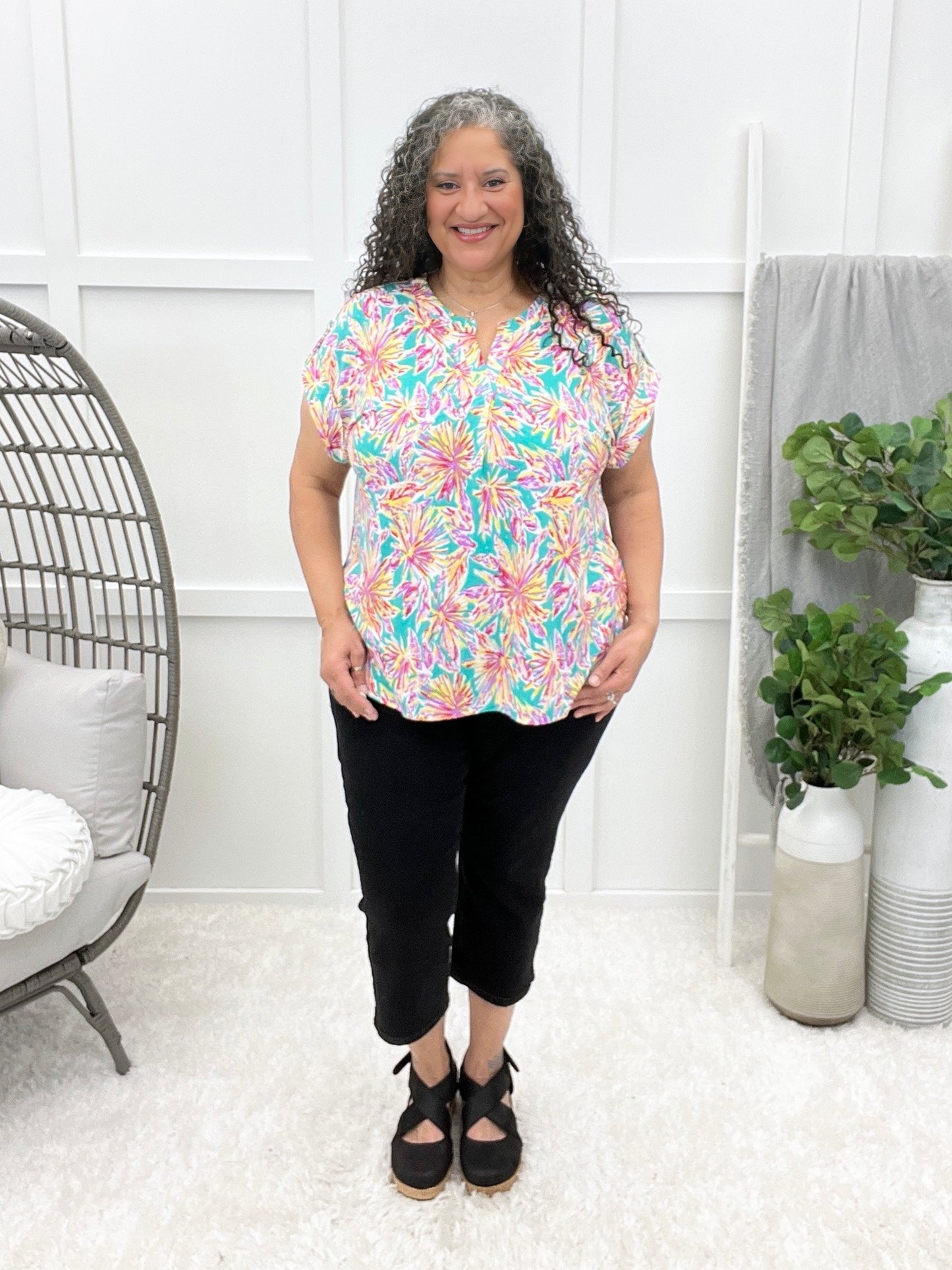 Dear Scarlett Summer's Night Lizzy Top