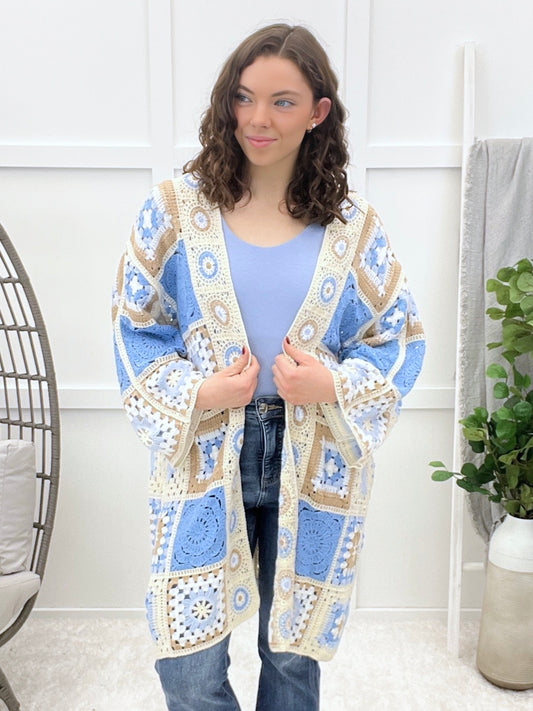 Bright Sky Cardigan - Blue
