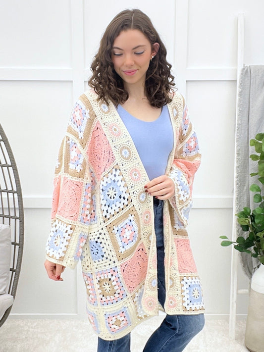 POL Bright Sky Cardigan - Pink