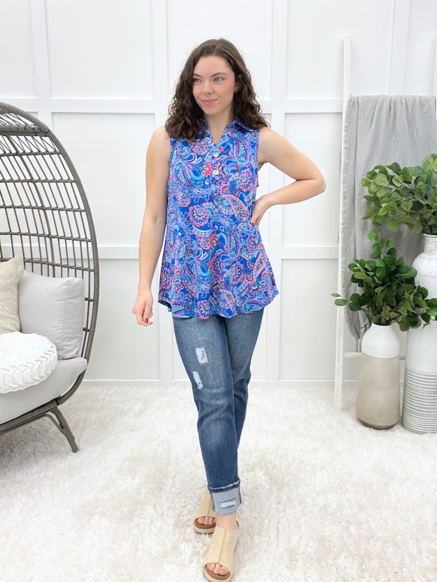 Dear Scarlett Gorgeous Vista Seaspray Tank