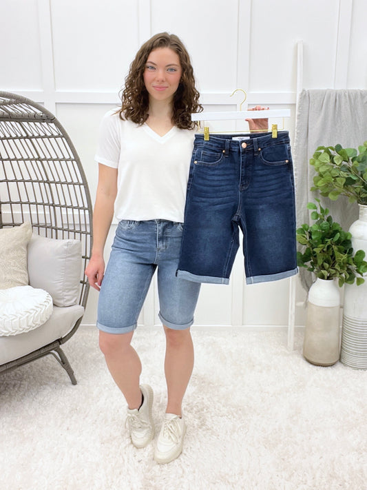 The MPB Signature Denim Bermuda Shorts