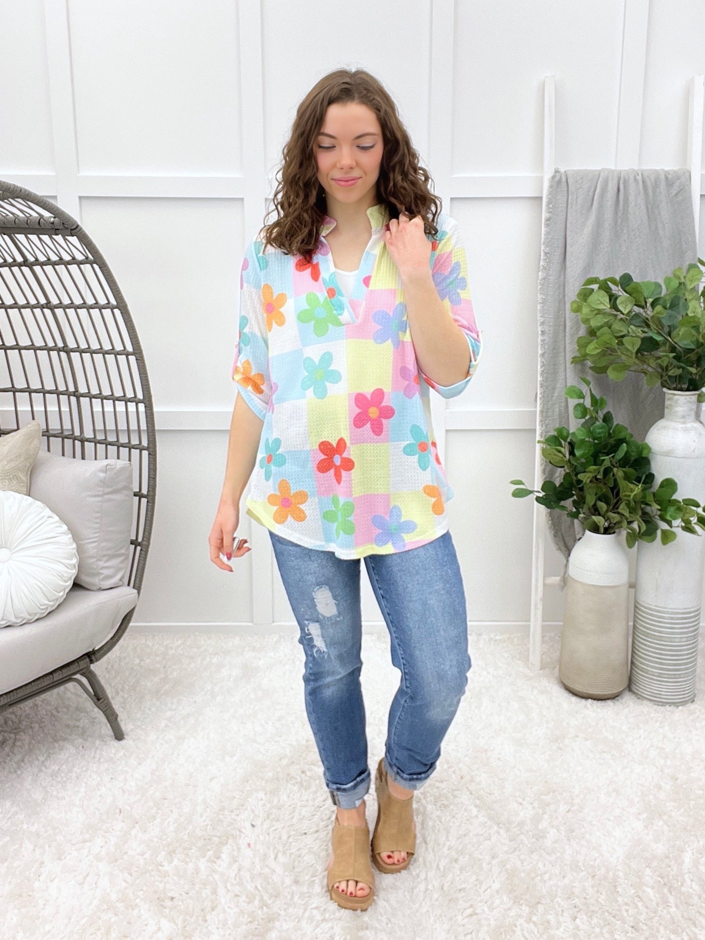 Blissful Blooms Top