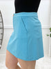 Dear Scarlett Get It Straight Mon Skort - Aqua