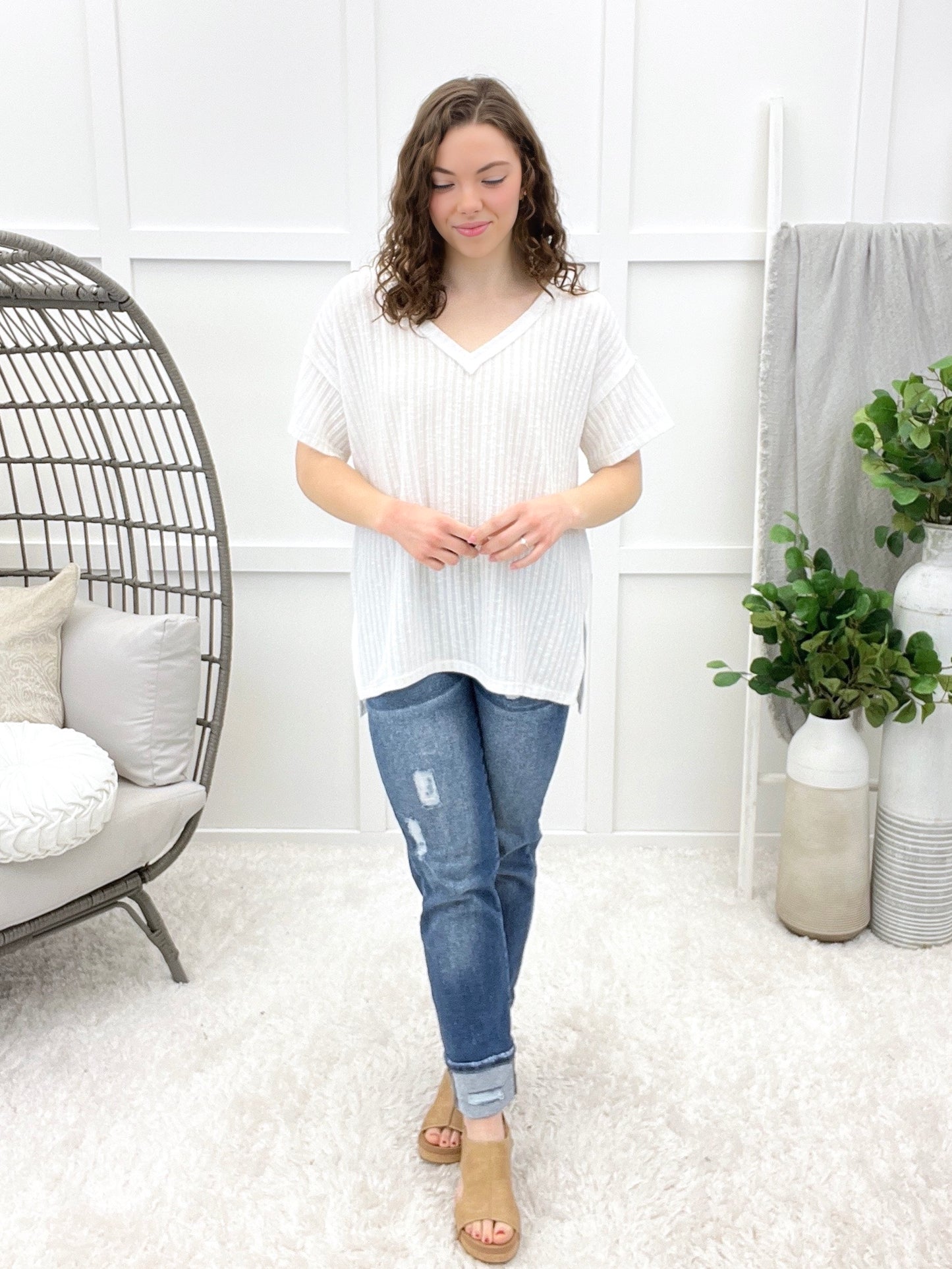 Being Confident Top - White