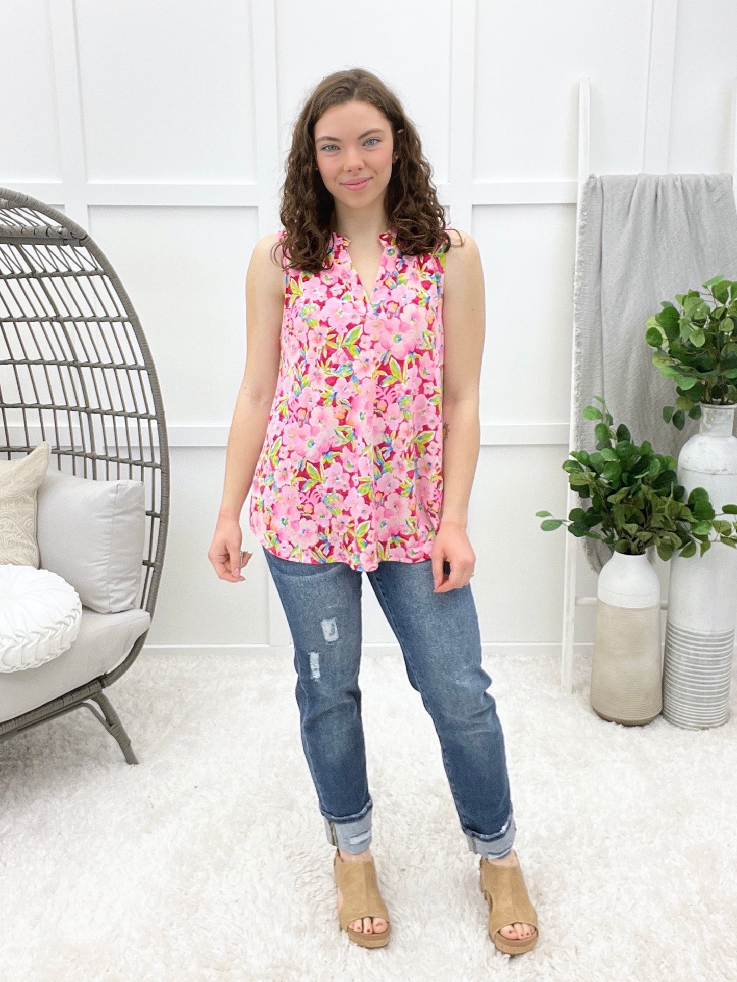 Dear Scarlett Paradise Park Lizzy Tank Top