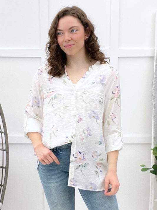Feeling Dreamy Button-up Top