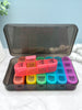 Large Weekly Pill Organizer–7Day/4Times Daily Removable Case
