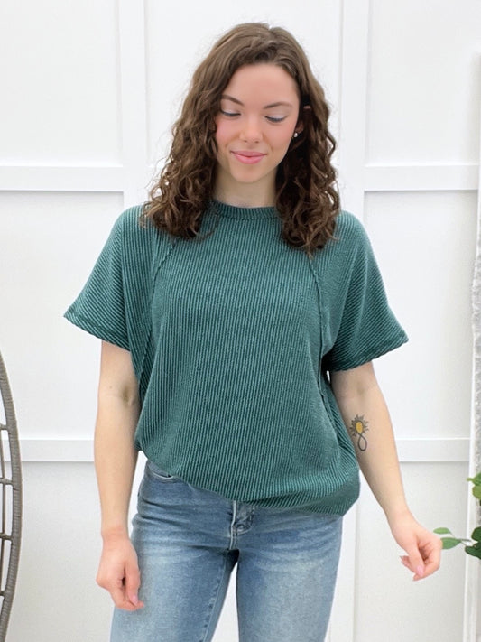 Sunday Hangout Top - Hunter Green