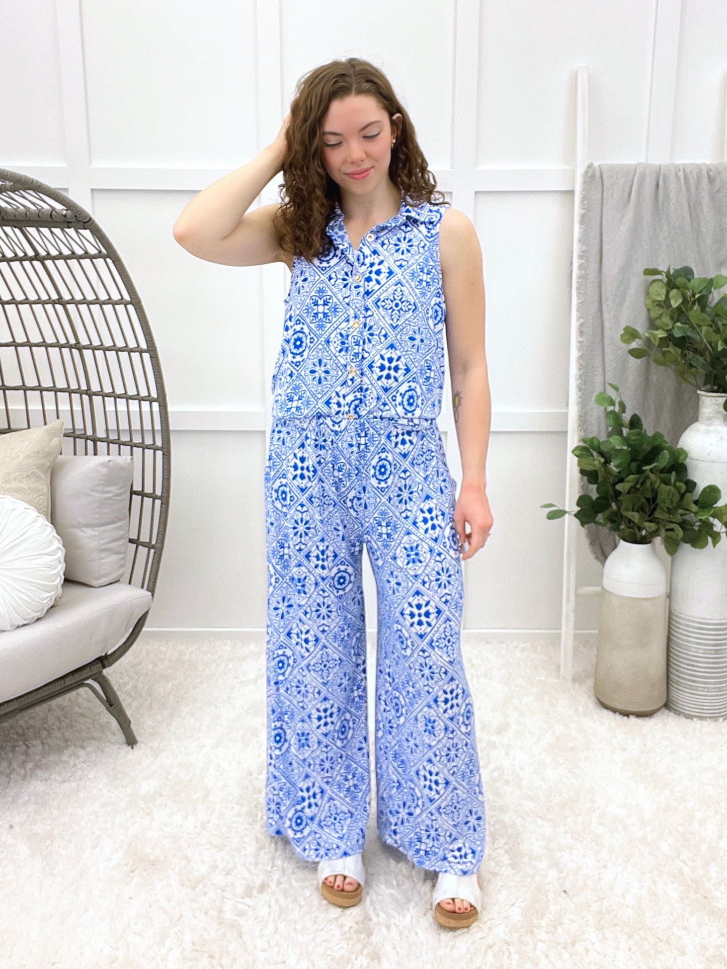 Dear Scarlett Bayside Shoreline Top And Bottom Set