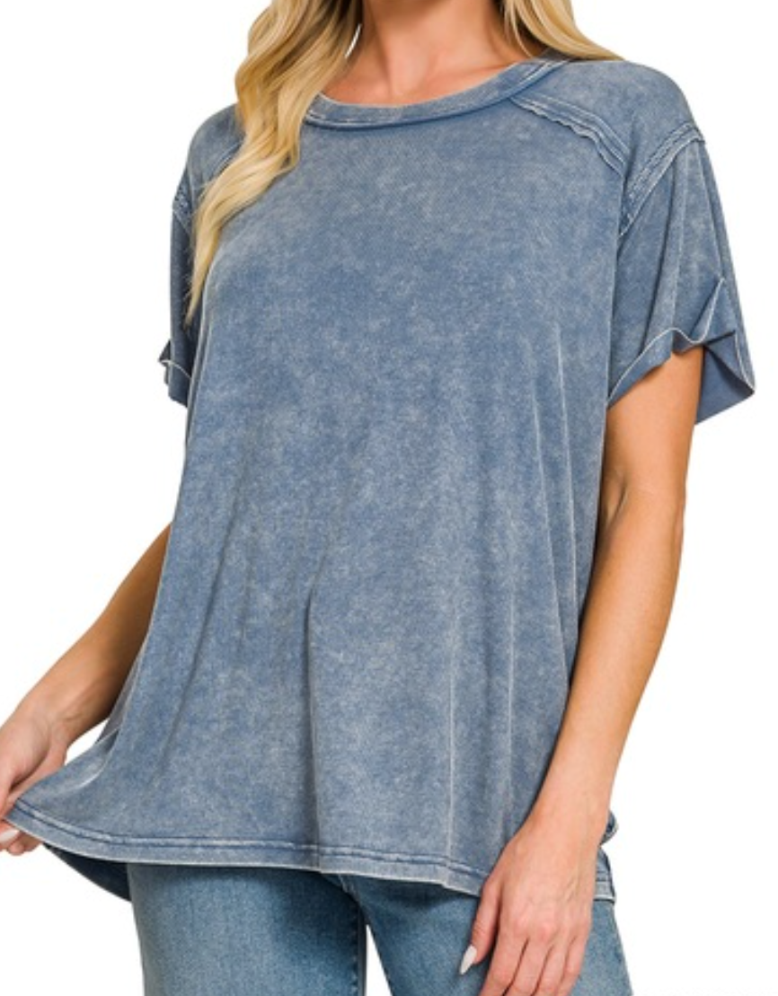 Shine So Bright Ribbed Top