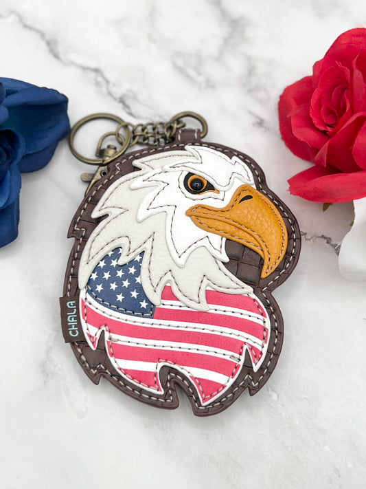Chala Liberty Lane Eagle Key Fob/Coin Purse