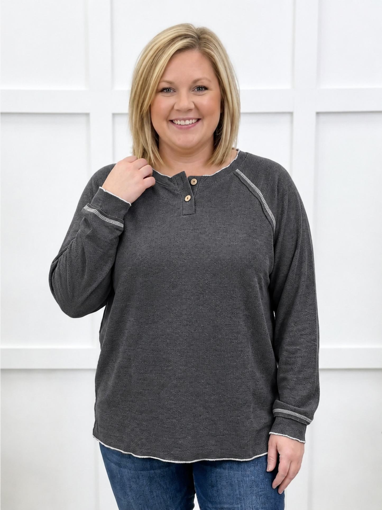 About Time Sweater - Grey
