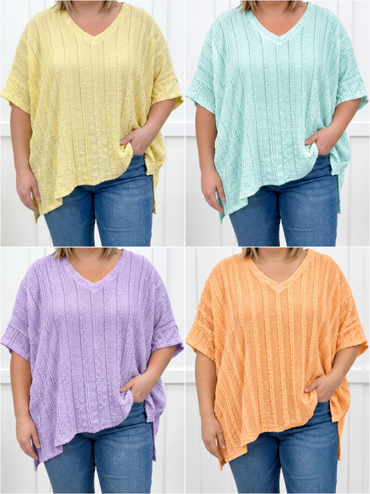 Stylish Beauty Top - 4 Colors!