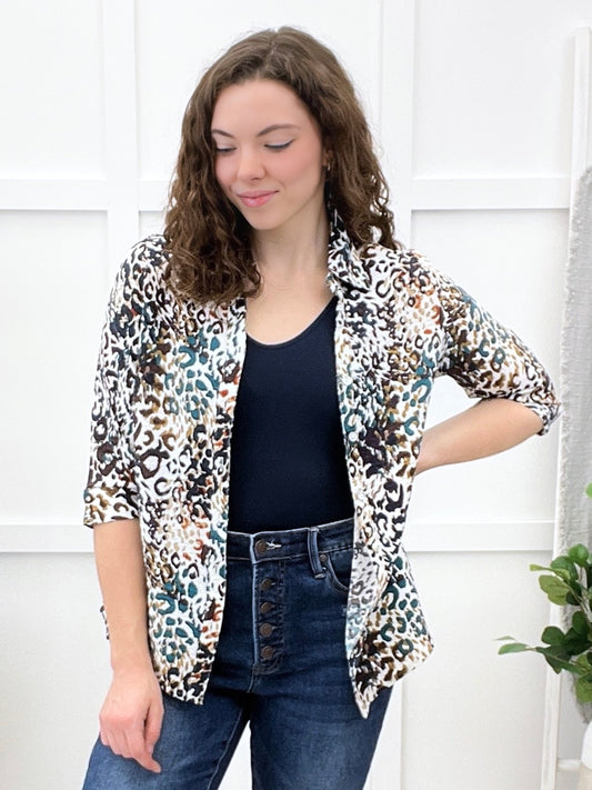 Untamed Beauty Button-up Top