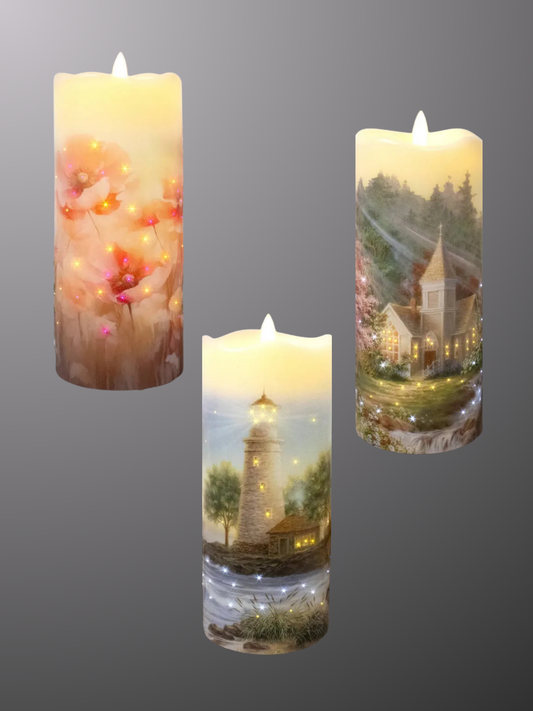 Fiber Optic Candle