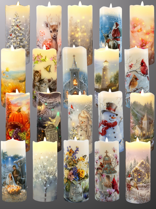 Fiber Optic Candle