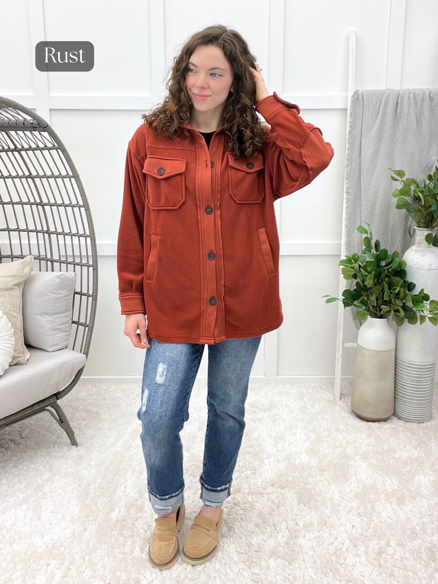 All Day Cozy Layering Shacket