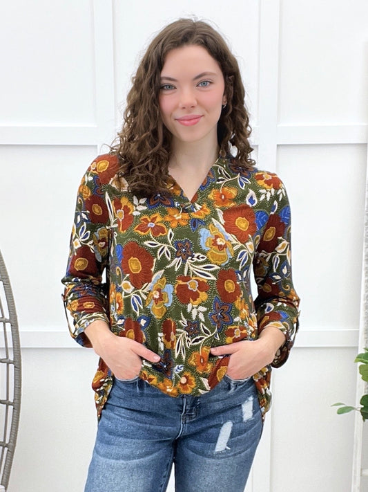 Dear Scarlett Groovy Garden Lizzy Top