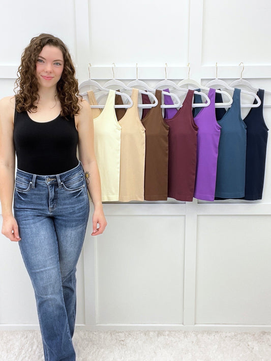 Confidence Booster Shape-Wear Tank w/ Built-In Bra
