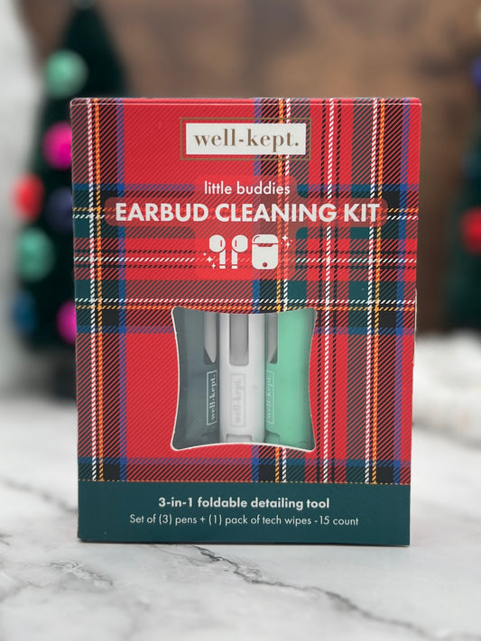 Little Buddies Earbud Cleaning Kit - Royal Stewart