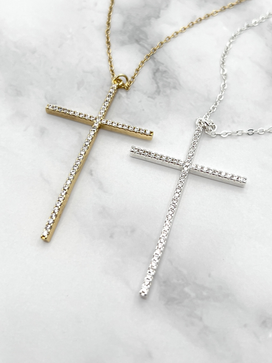 Sparkle Cross Necklace
