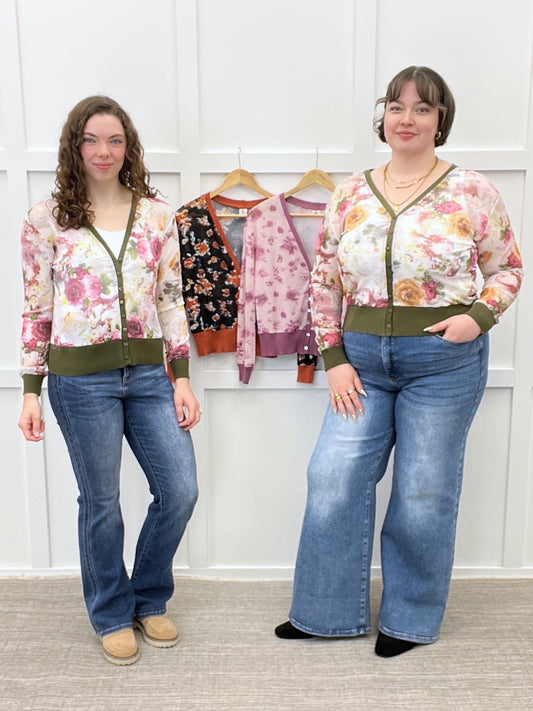 Petals & Poetry Mesh Cardigan Collection