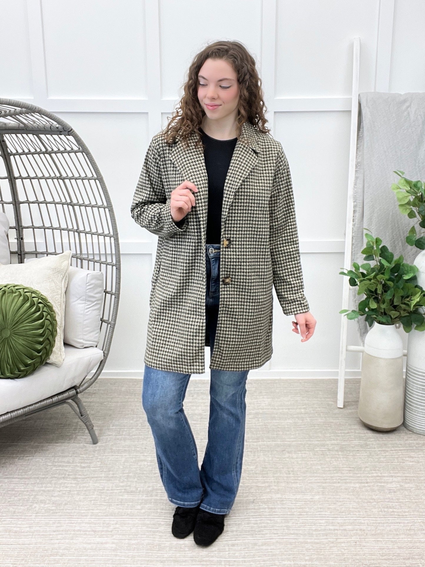 Dear Scarlett Uptown Edit Coat - Mocha Hounds