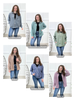 Women's casual zip-up jackets in charcoal, hunter green, olive, true navy, rust, and wine with relaxed fit and long sleeves.
