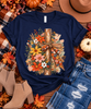 Faithful Fall Florals & Cross Graphic Collection Tee/Sweatshirt