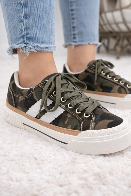 Corkys That's Her Camo Sneakers