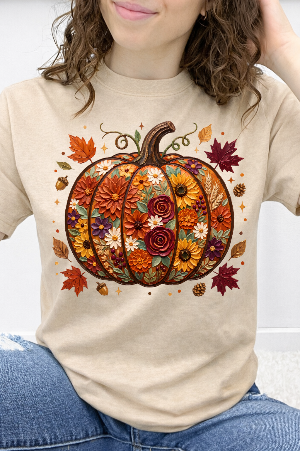 Harvest Garden Pumpkin Graphic Tee
