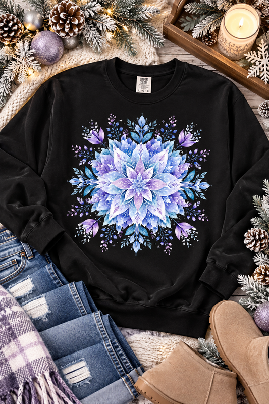 Winter Blossom Snowflake Graphic Collection