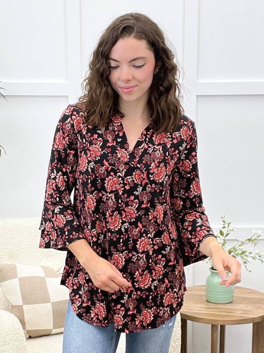 Dear Scarlett All It Takes Lizzy Bell Sleeve Top