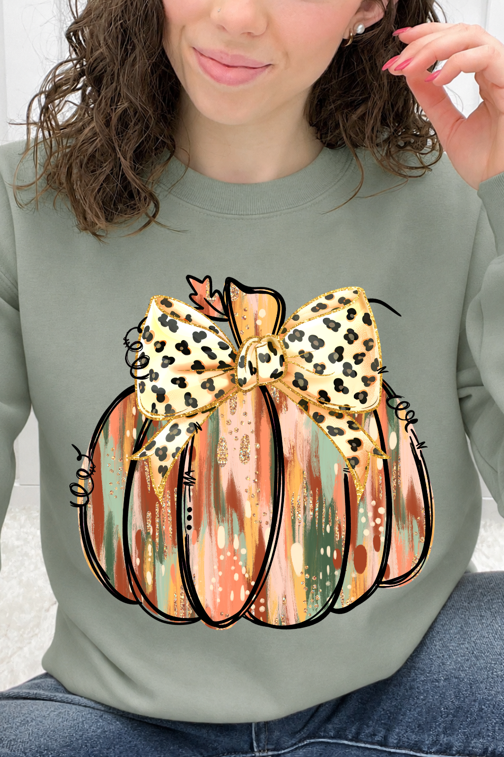 Fall Palette Brushstroke Pumpkin Graphic Collection