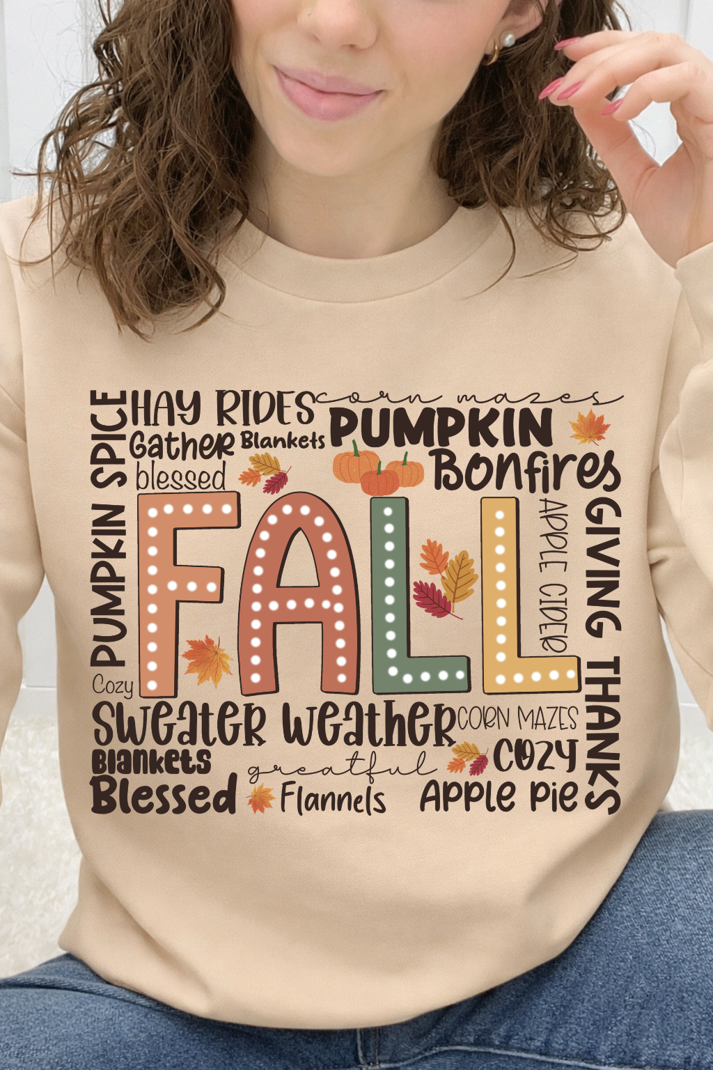 Fall Favorites Word Art Graphic Collection
