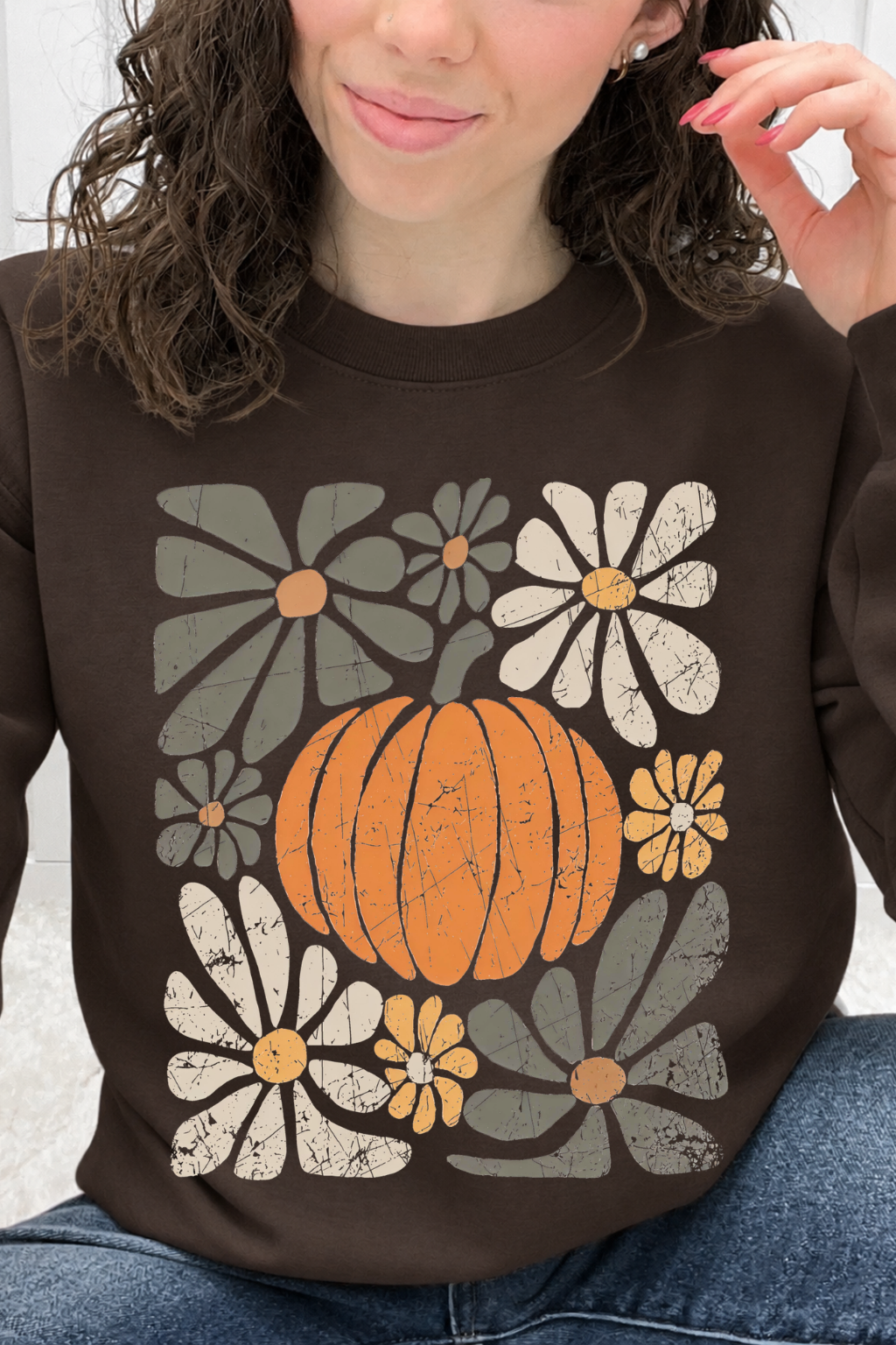 Distressed Pumpkin Bloom Graphic Collection
