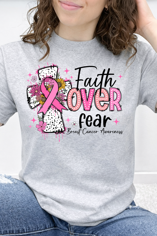 Faith Over Fear "Breast Cancer Awareness" Graphic Collection