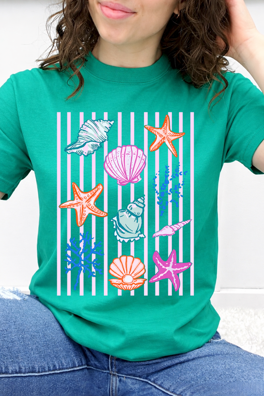 Coastal Treasure Striped Graphic Collection