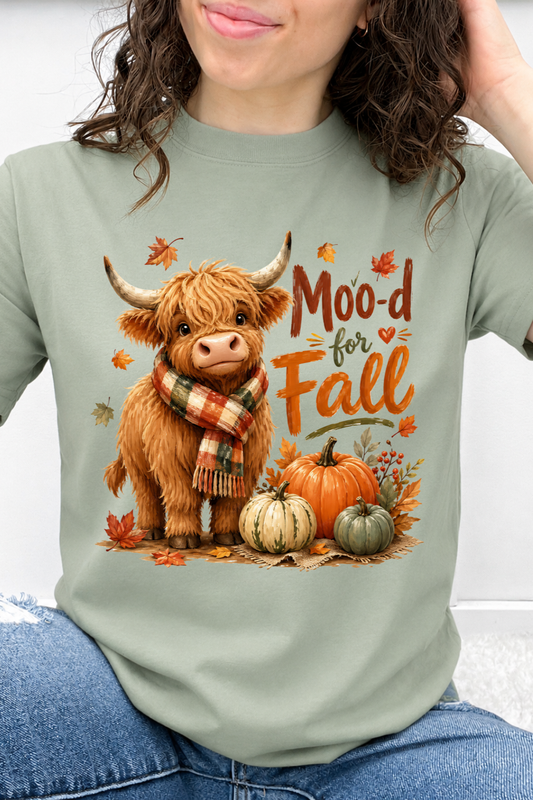 Moo'd for Fall Highland Cow Graphic Collection