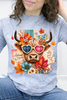 Heart Eyes Highland Cow – "Leaves Fall One by One" Graphic Collection