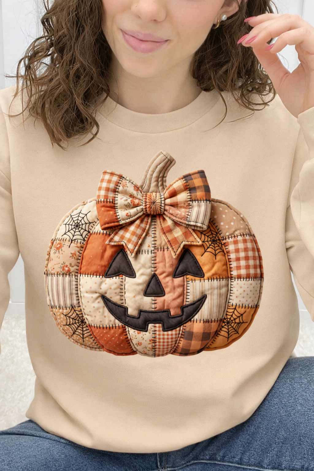 Quilted Bow Jack-O'-Lantern Graphic Collection
