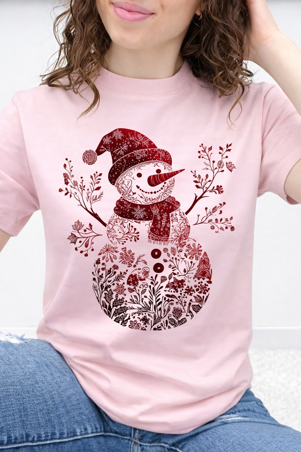 Whimsical Winter Garden Snowman Graphic Collection
