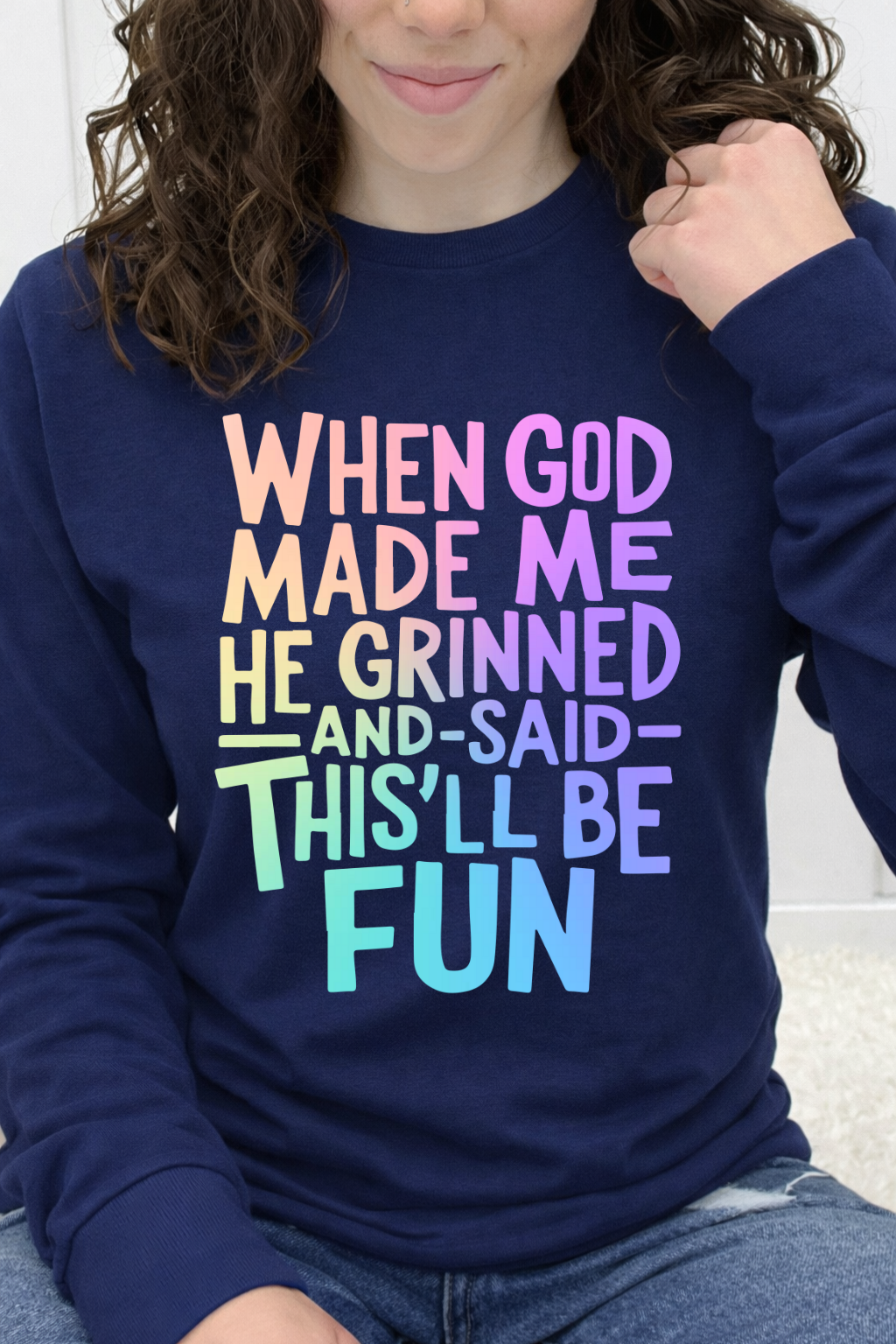 When God Made Me He Grinned Graphic Collection