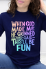When God Made Me He Grinned Graphic Collection