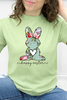 Happy Easter Floral Bunny Graphic Collection