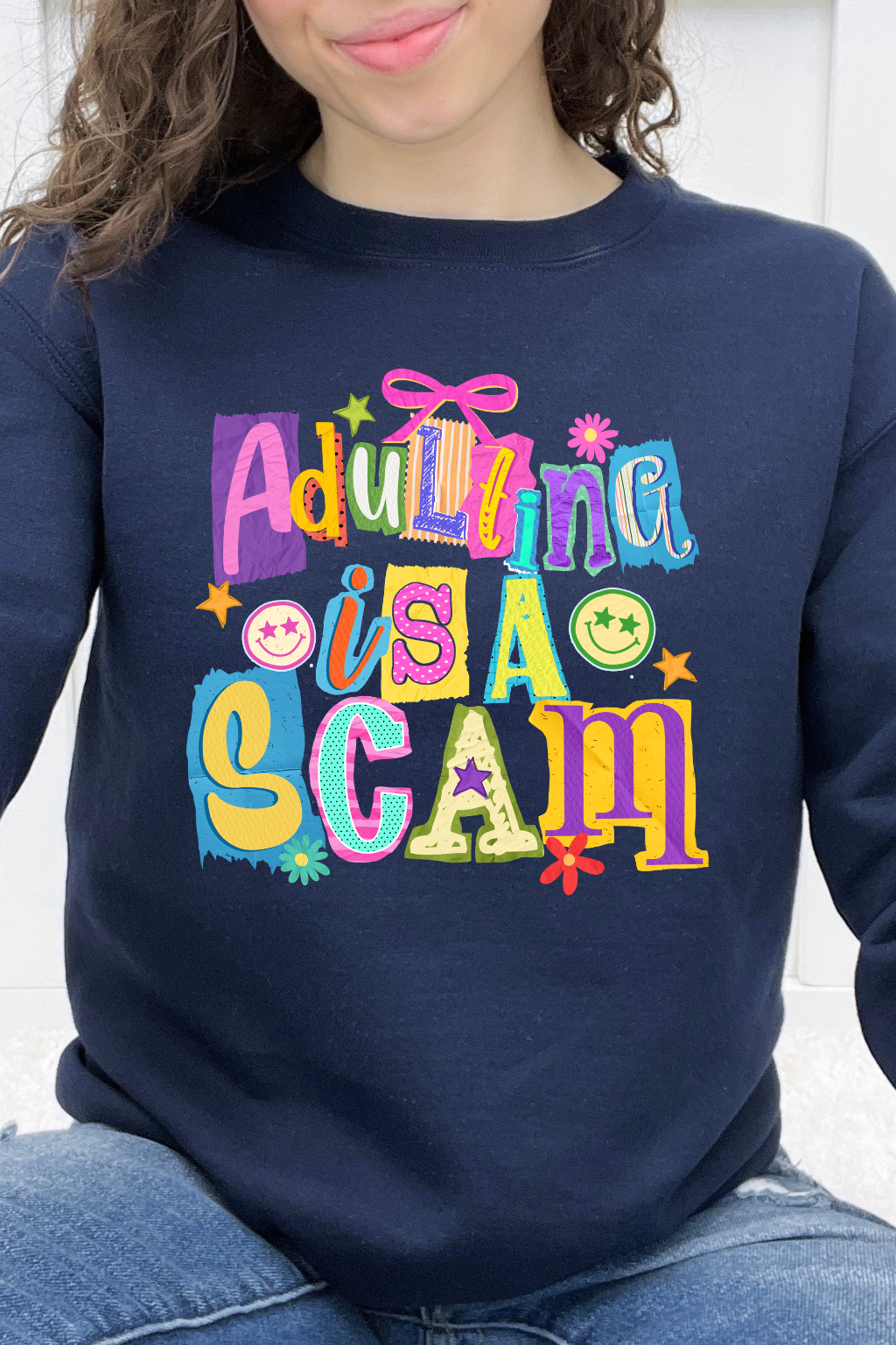 Colorful Adulting Is A Scam Graphic Collection