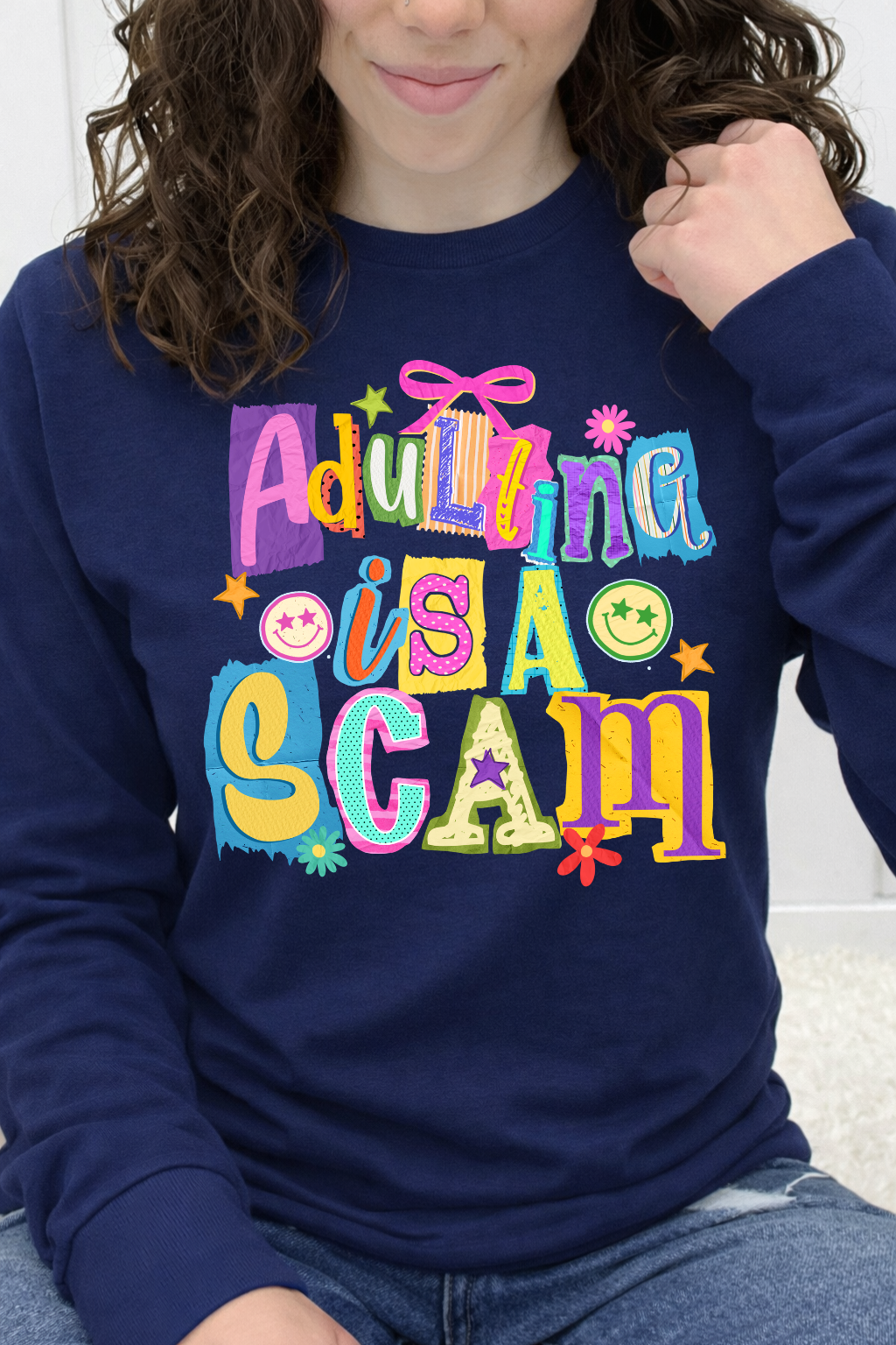 Colorful Adulting Is A Scam Graphic Collection