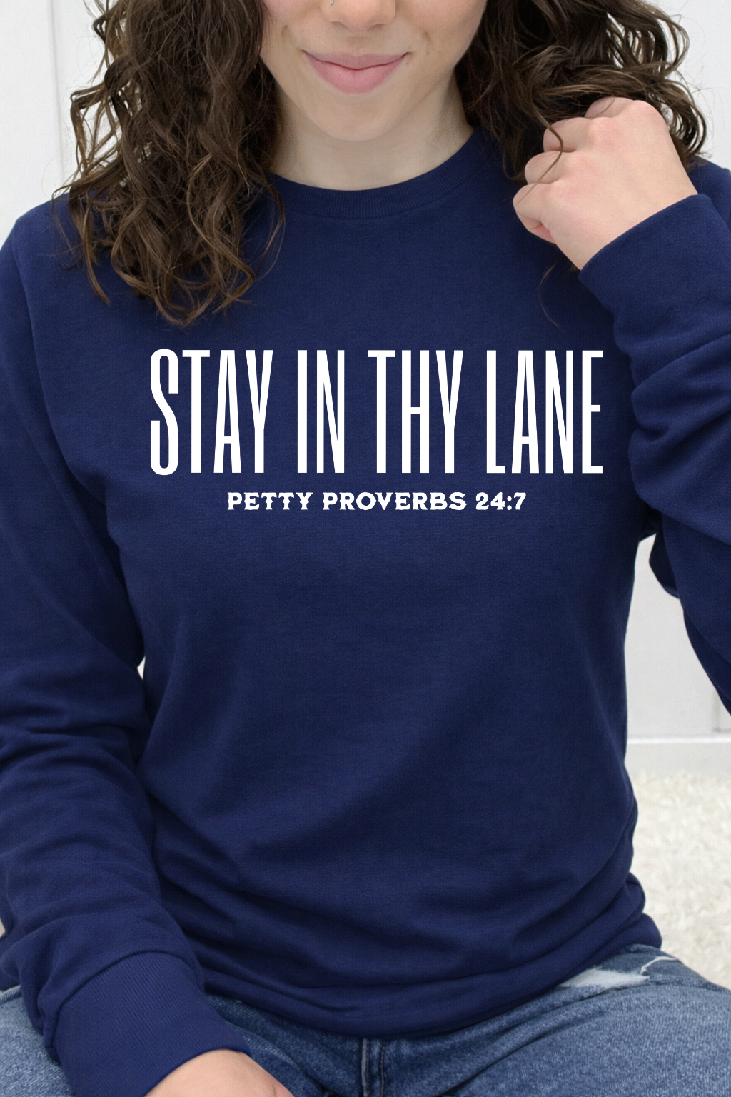Stay In Thy Lane Petty Proverbs 24:7 Graphic Collection